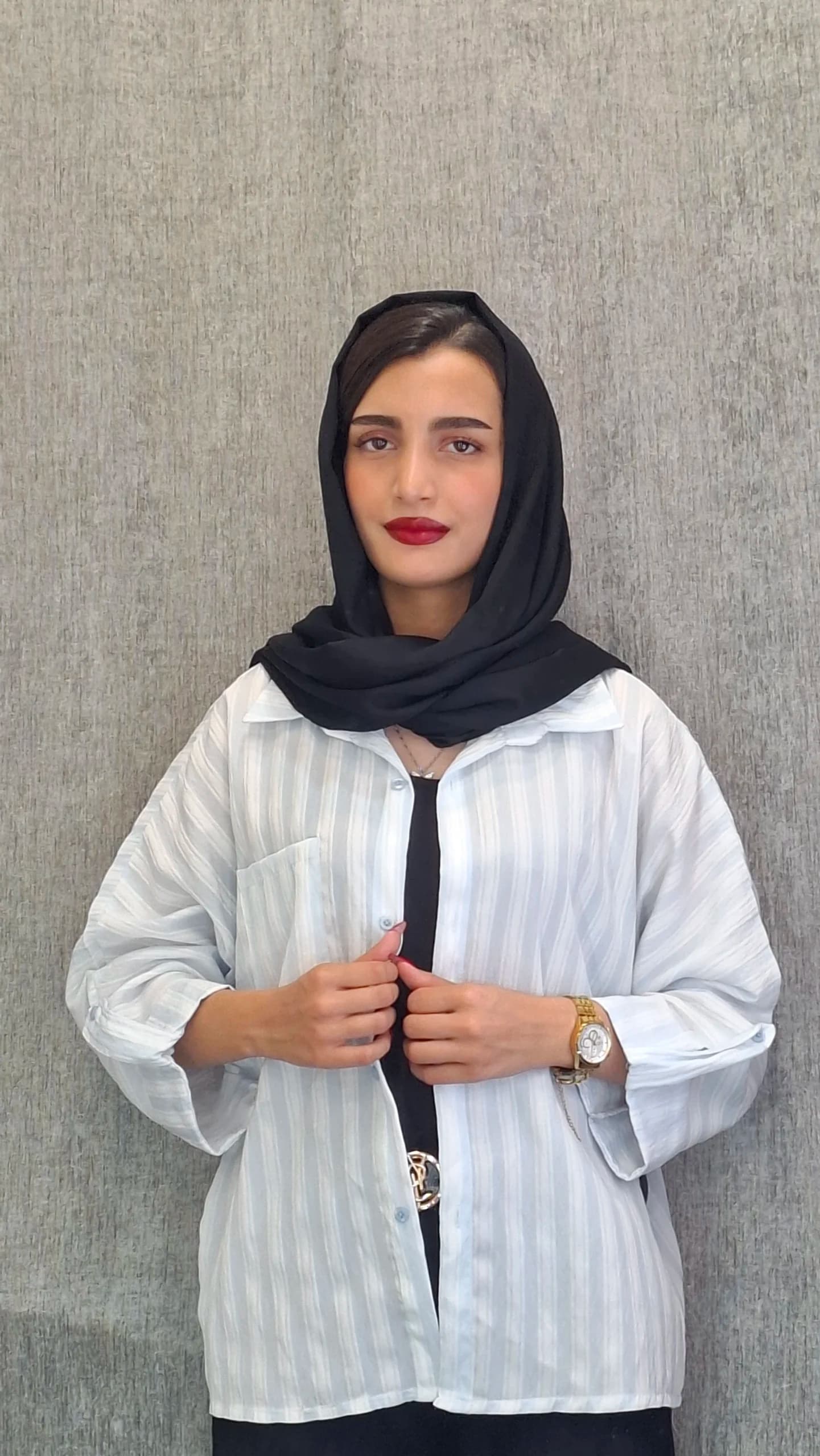مانتو شومیز راه راه «مارین»(زنانه) — تصویر ۶