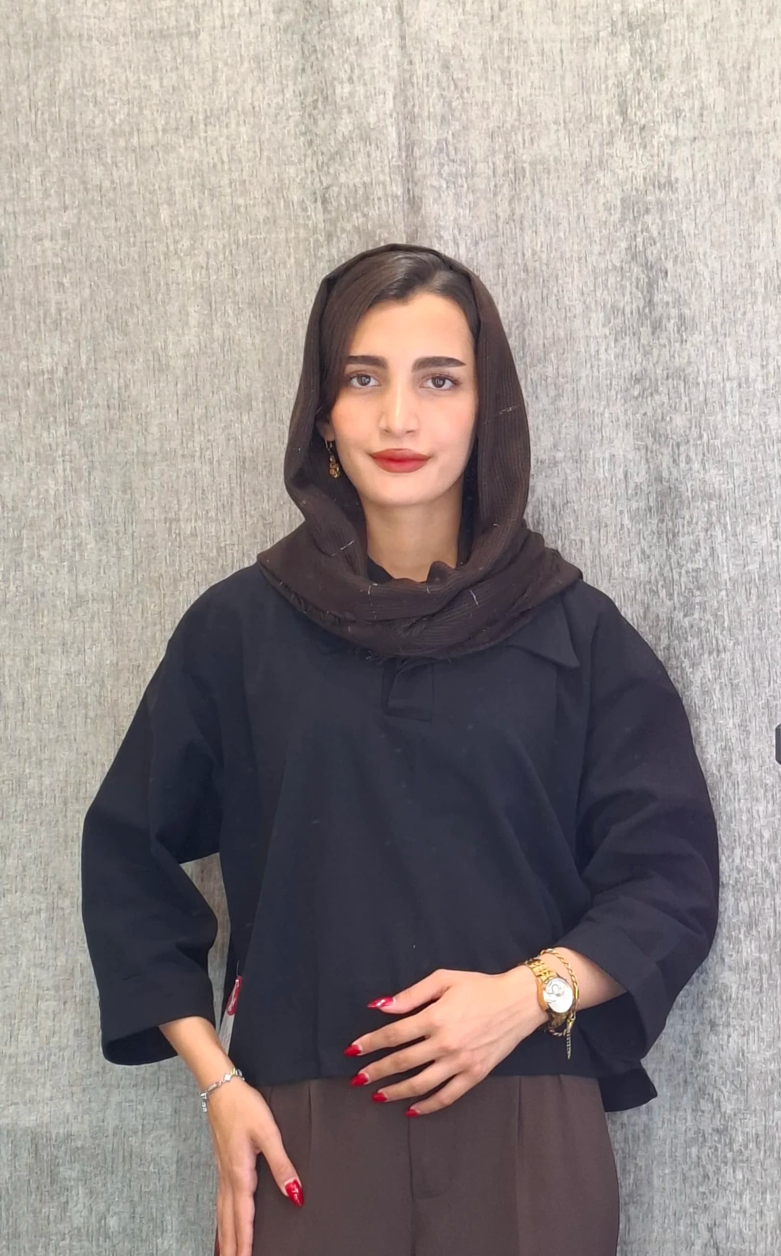 مانتو باکسی «پلو نگین»(زنانه) — تصویر ۷