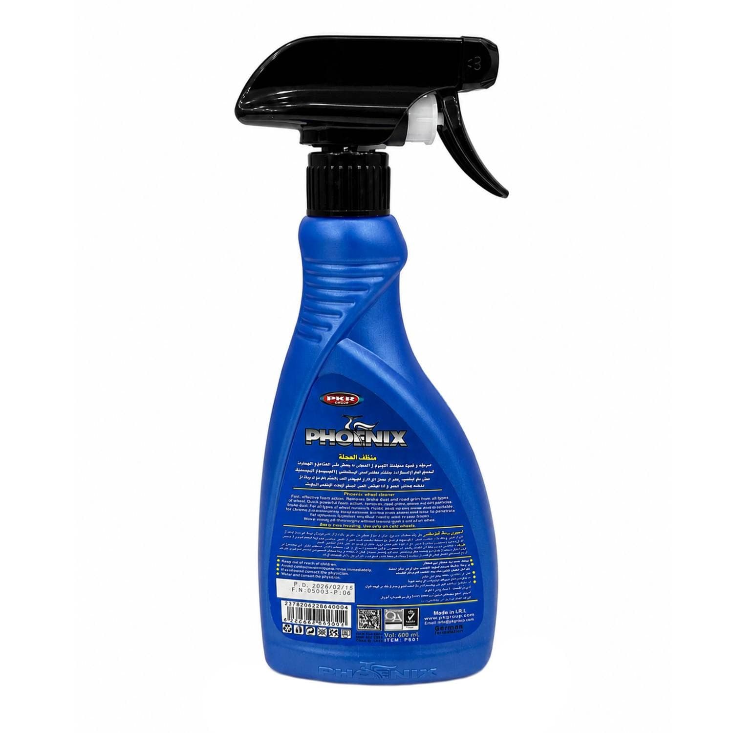 اسپری رینگ خودرو فونیکس مدل WHEEL CLEANER حجم 600 میلی لیتر | گارانتی اصالت و سلامت فیزیکی کالا — تصویر ۳