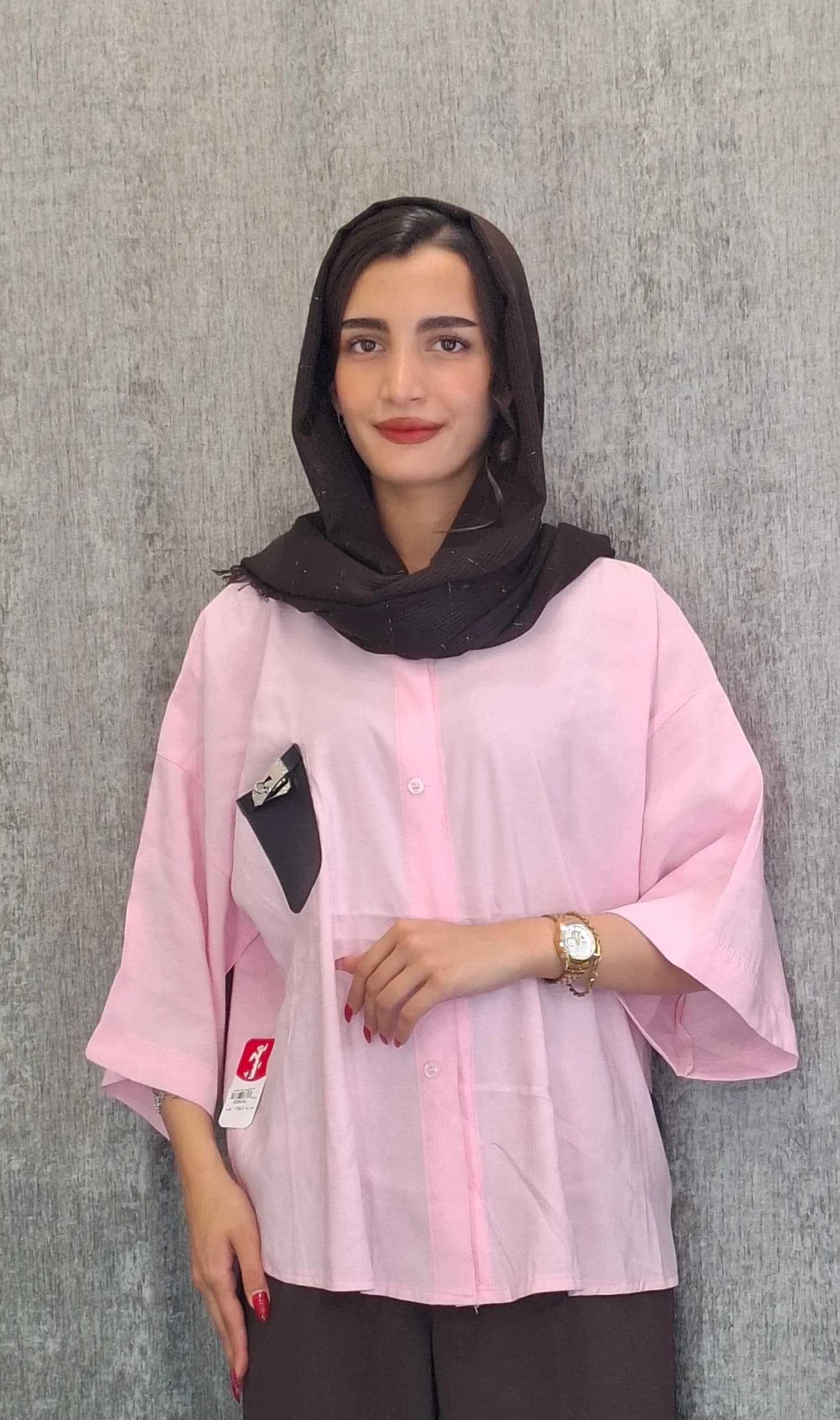 مانتو سیلک «جیب چرم»(زنانه) — تصویر ۸