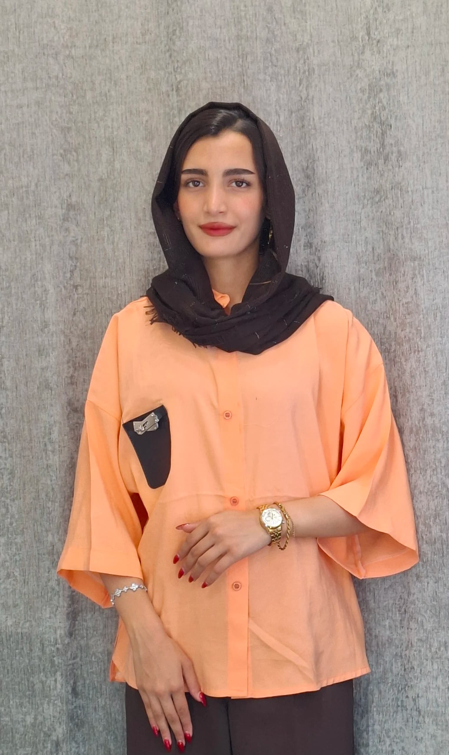 مانتو سیلک «جیب چرم»(زنانه)