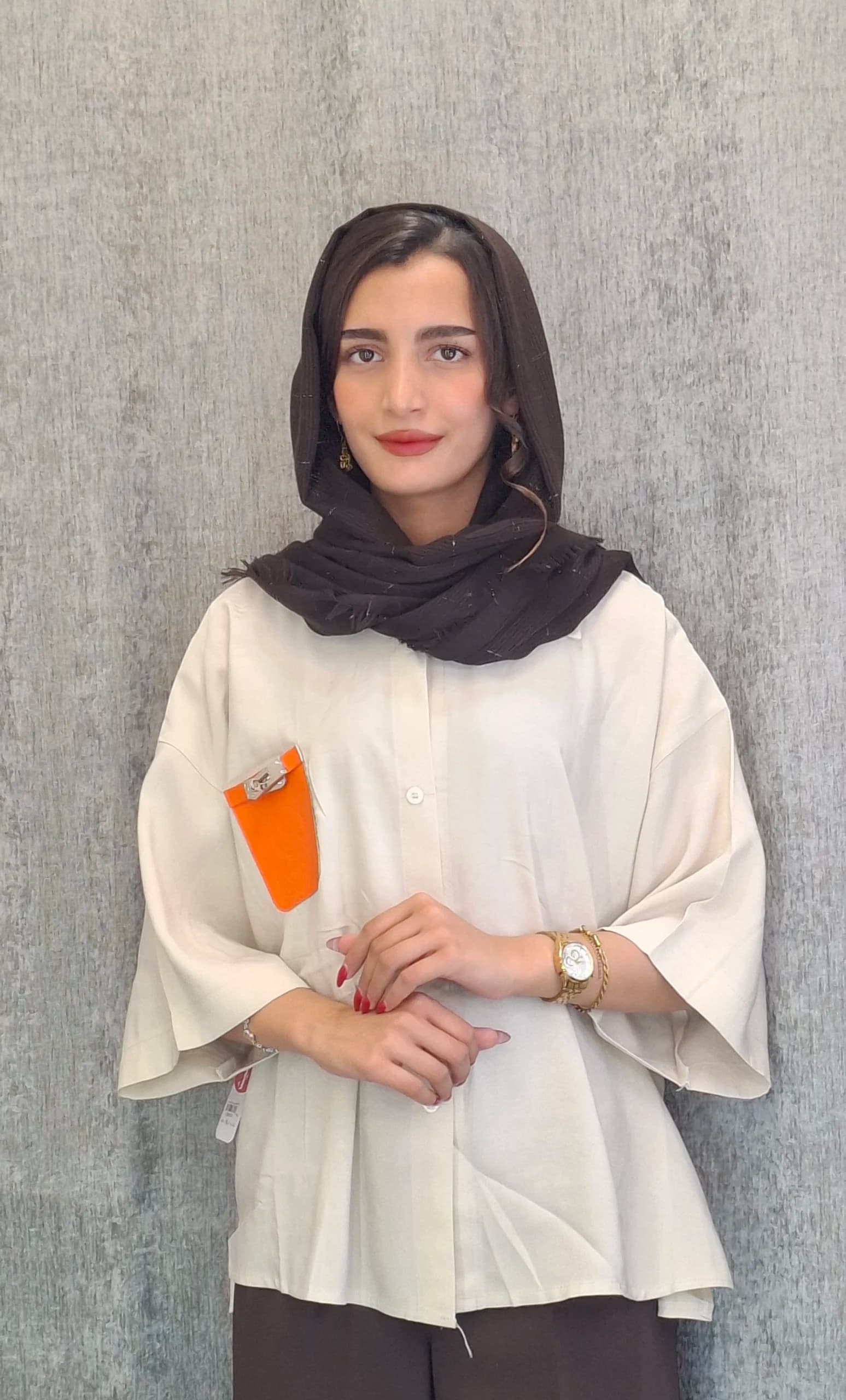 مانتو سیلک «جیب چرم»(زنانه) — تصویر ۲