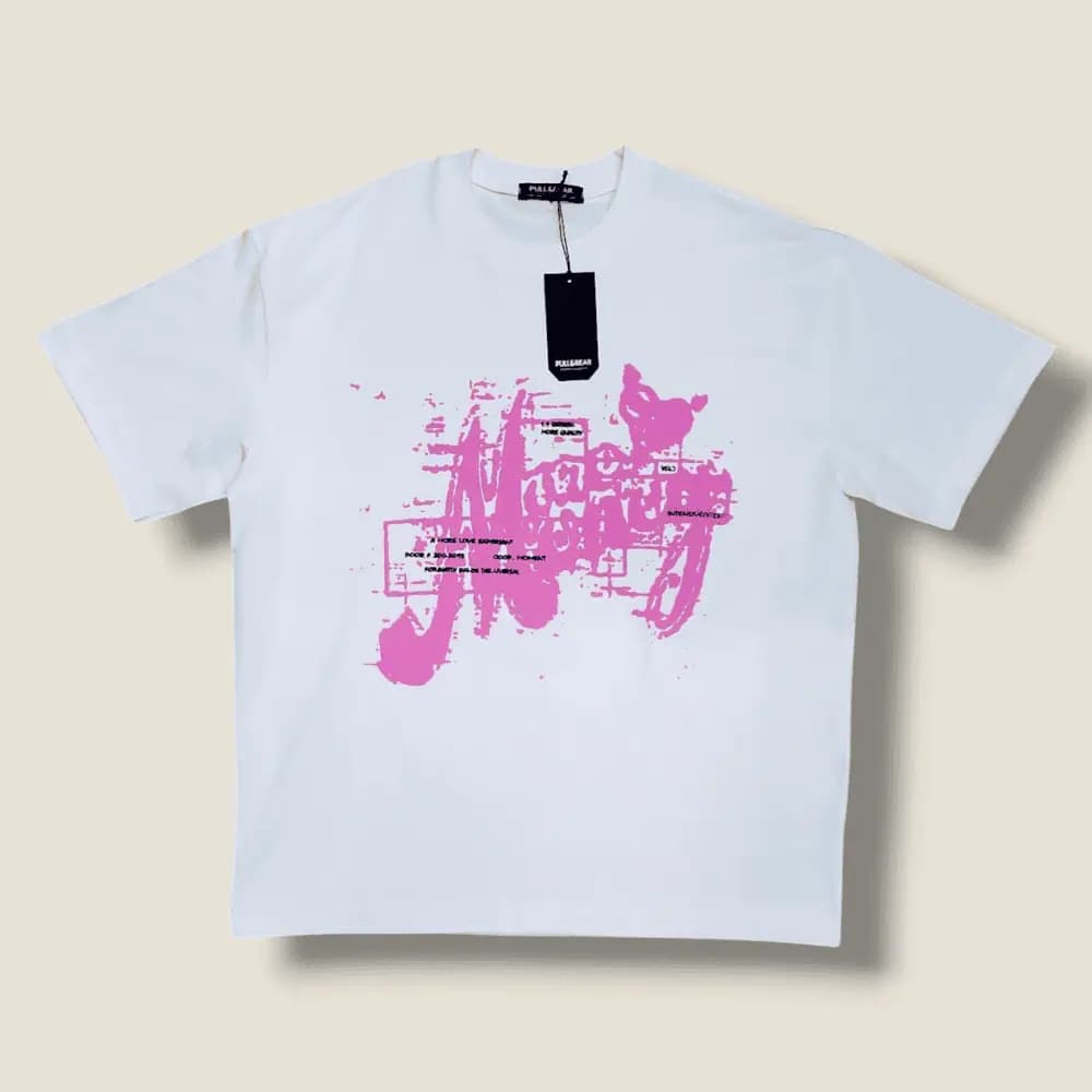تیشرت PULL & BEAR PINKY