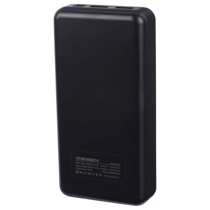 پاور بانک 20 هزار دنمن DP10 10.5W ظرفیت 20000 میلی آمپر ساعت — تصویر ۸