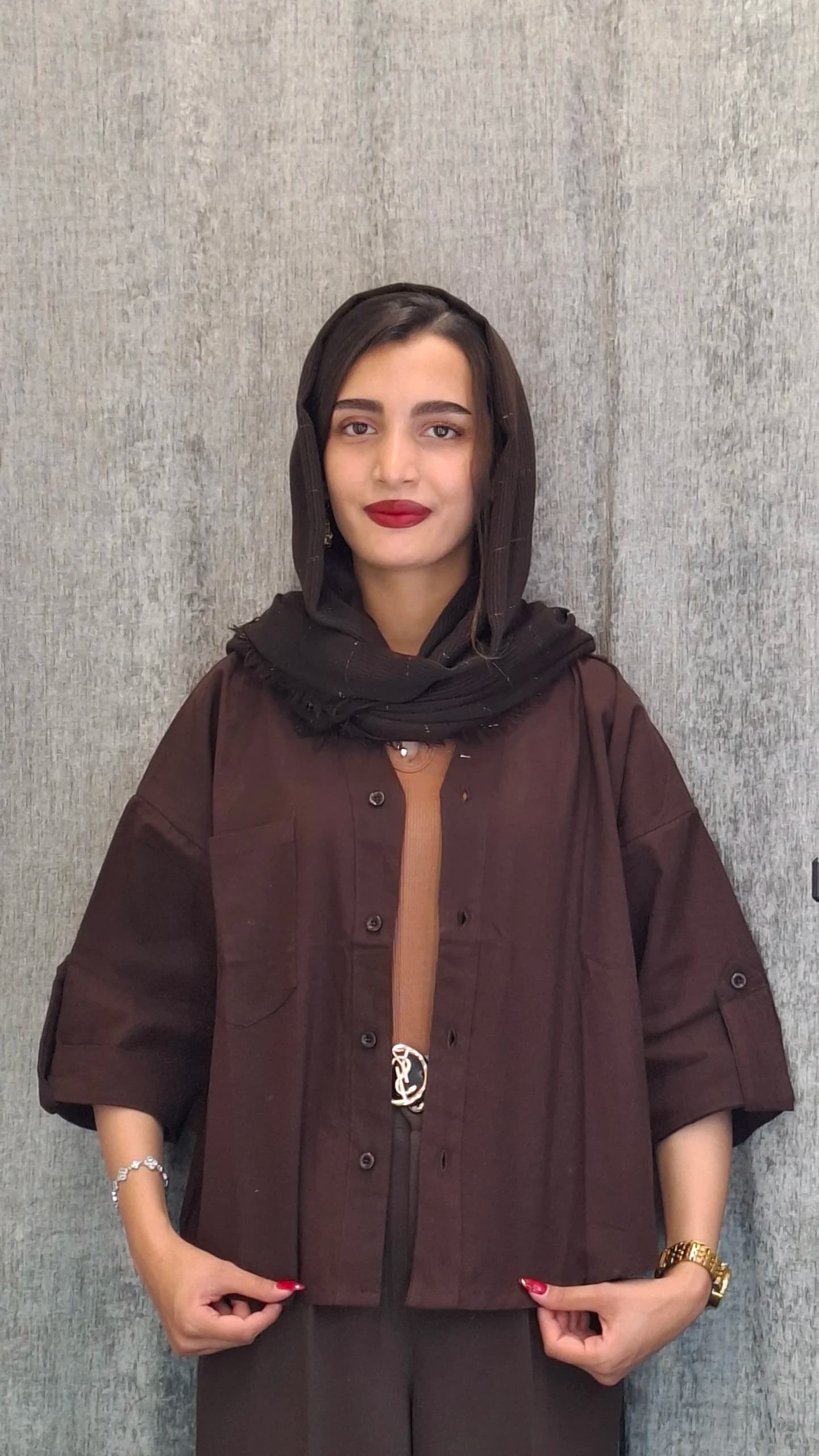 مانتو لنین تک‌جیب پاگن‌دار(زنانه) — تصویر ۳