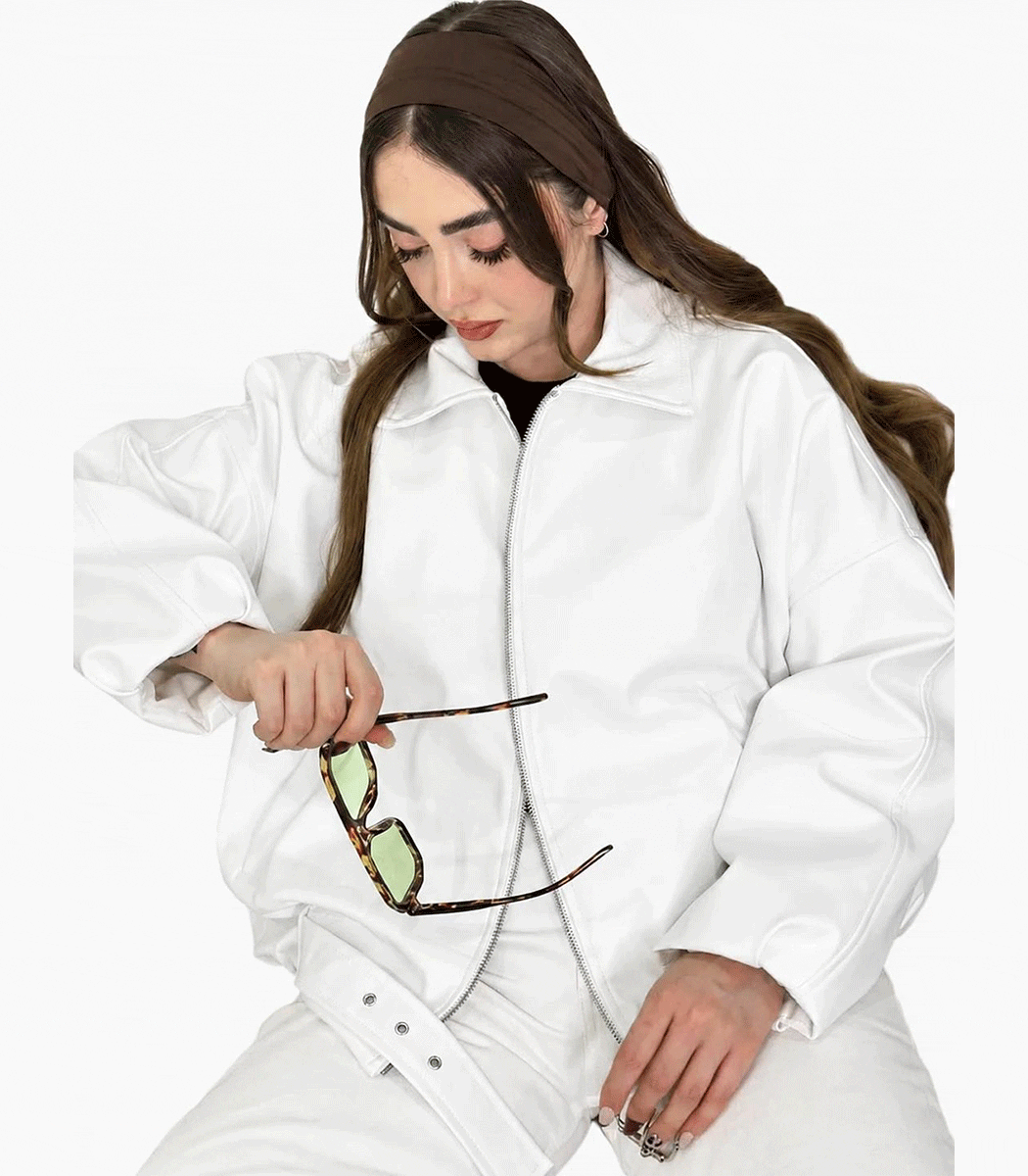 بامبر چرم pull&amp;bear