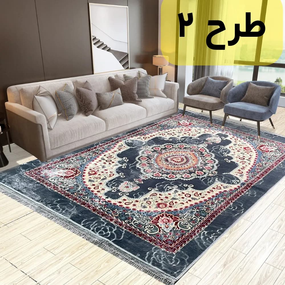 پتوفرش | 6 متری | ترولاو طوسی — تصویر ۳