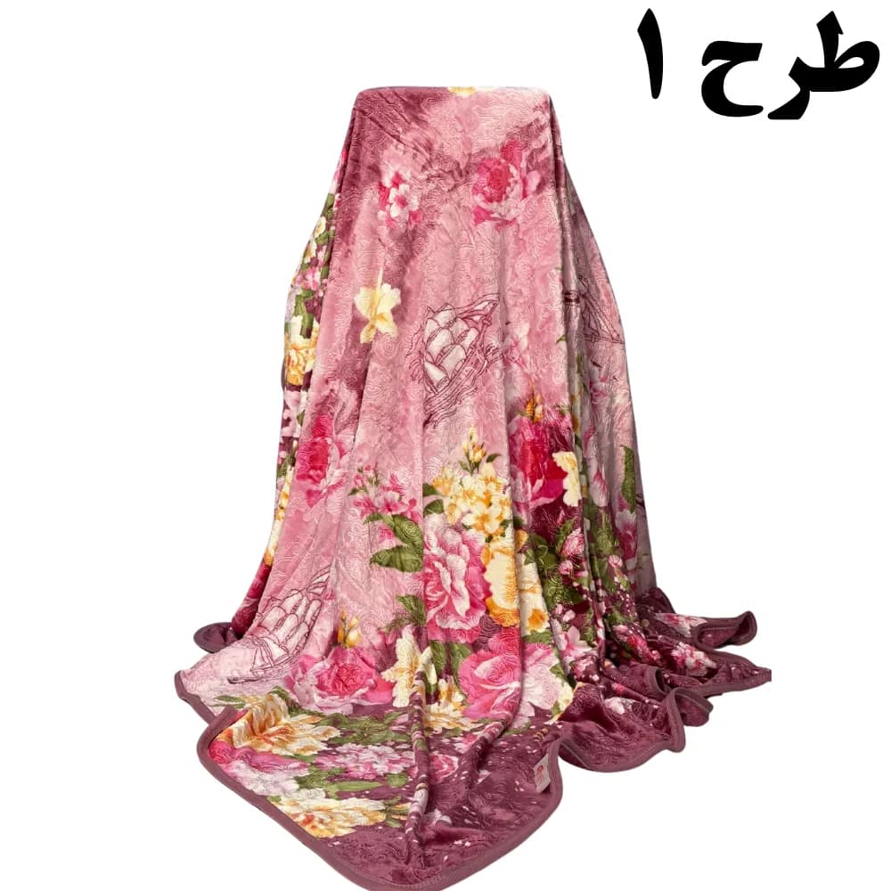 پتو مسافرتی دونفره رد رز — تصویر ۳
