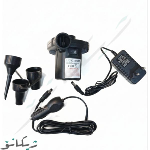 پمپ باد برقی و فندکی لوازم بادی مدل HT-196 Air Pump