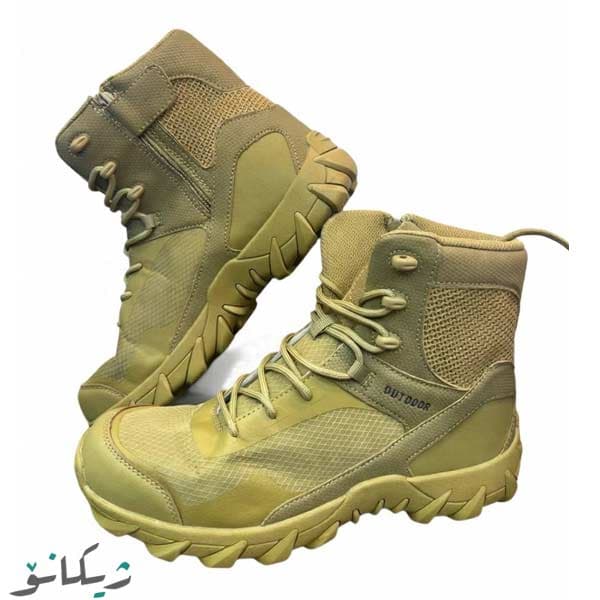 پوتین کوهنوردی ضد آب و ضد لغزش مدل تاکتیکال