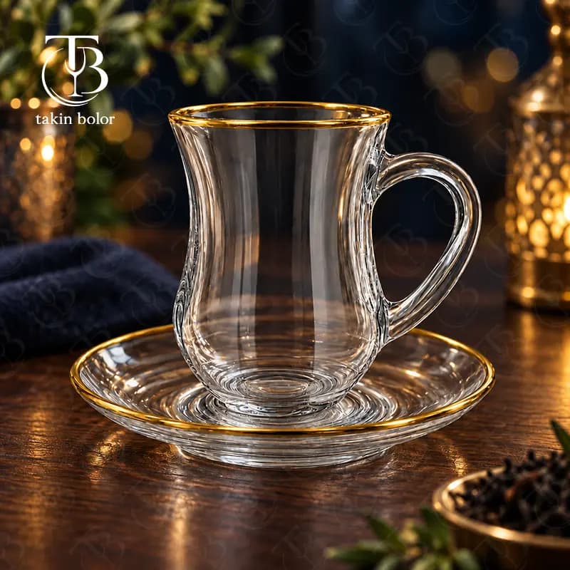 فنجان نعلبکی بلینک مکس – مدل KTZB146 – لب طلا