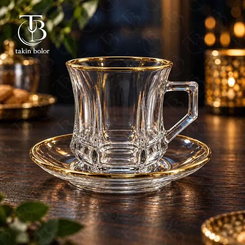 فنجان نعلبکی بلینک مکس – مدل KTZB144 – لب طلا