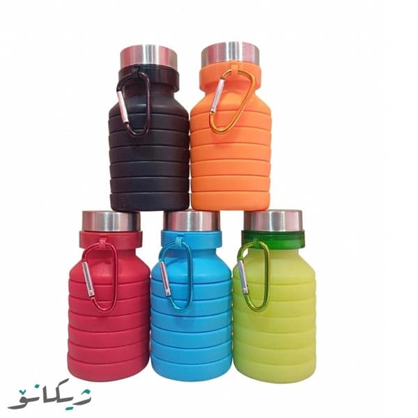 قمقمه سیلیکونی تاشو 550 میلی لیتر مدل sport — تصویر ۴