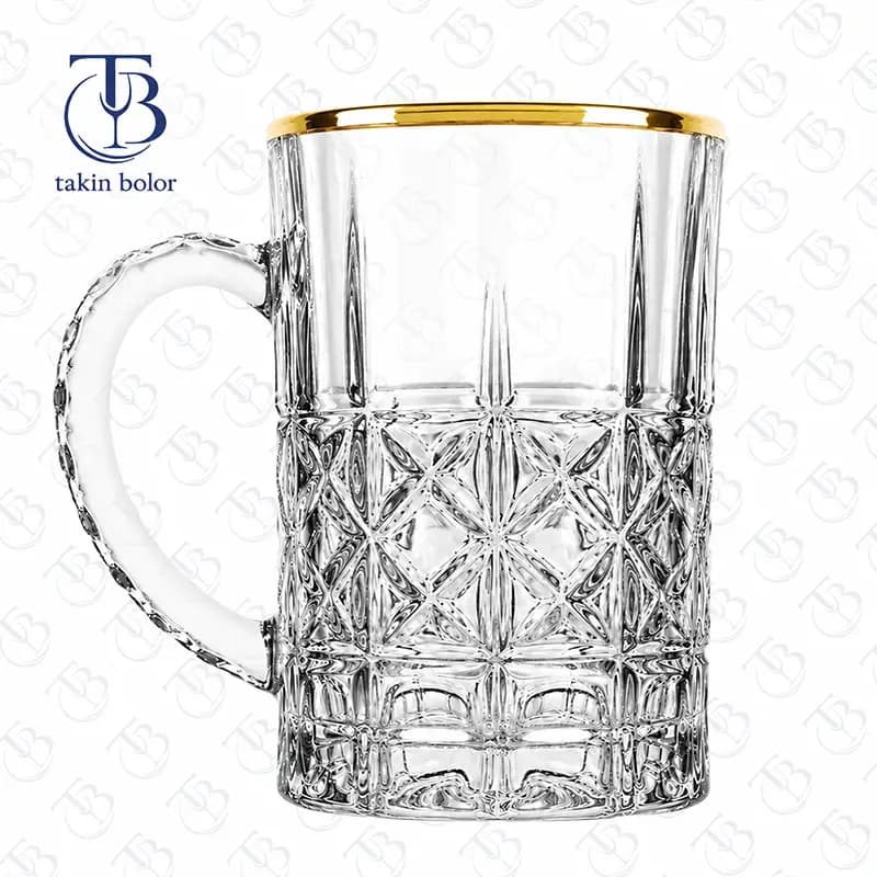لیوان پوگین – مدل BJB503C – لب طلا — تصویر ۲