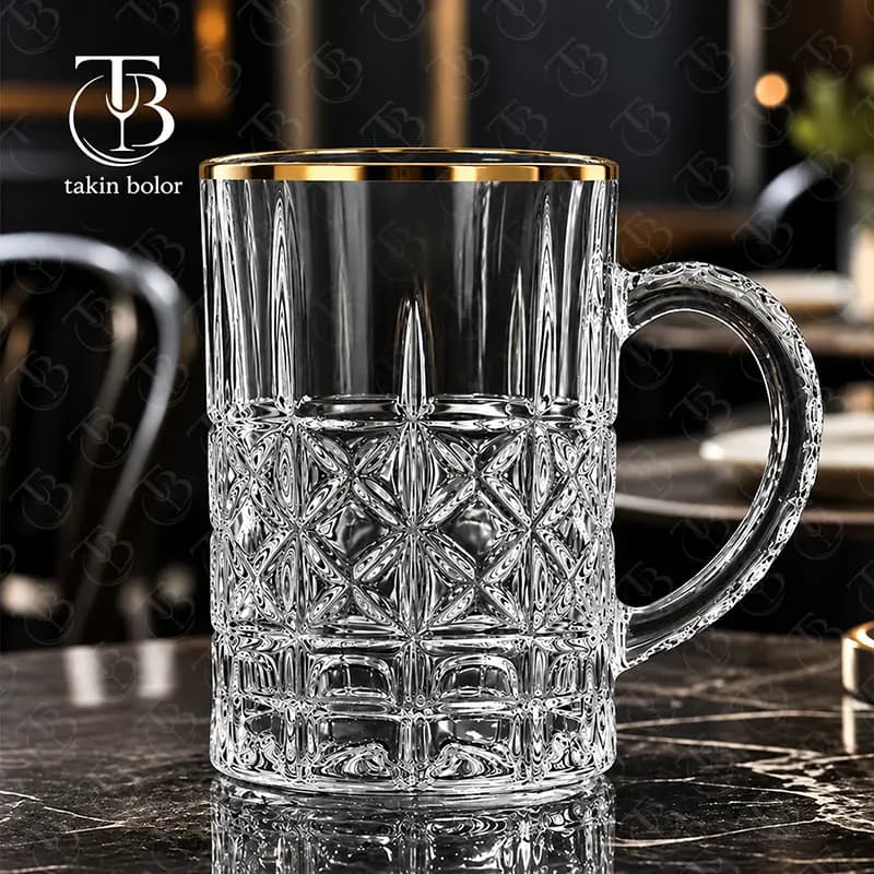 لیوان پوگین – مدل BJB503C – لب طلا