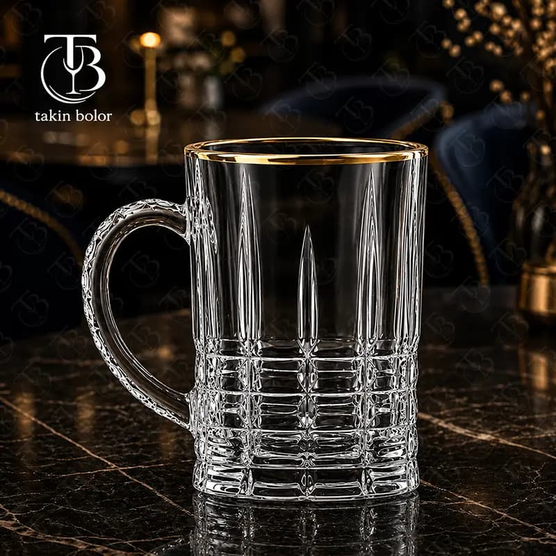 لیوان پوگین – مدل BJB503B – لب طلا