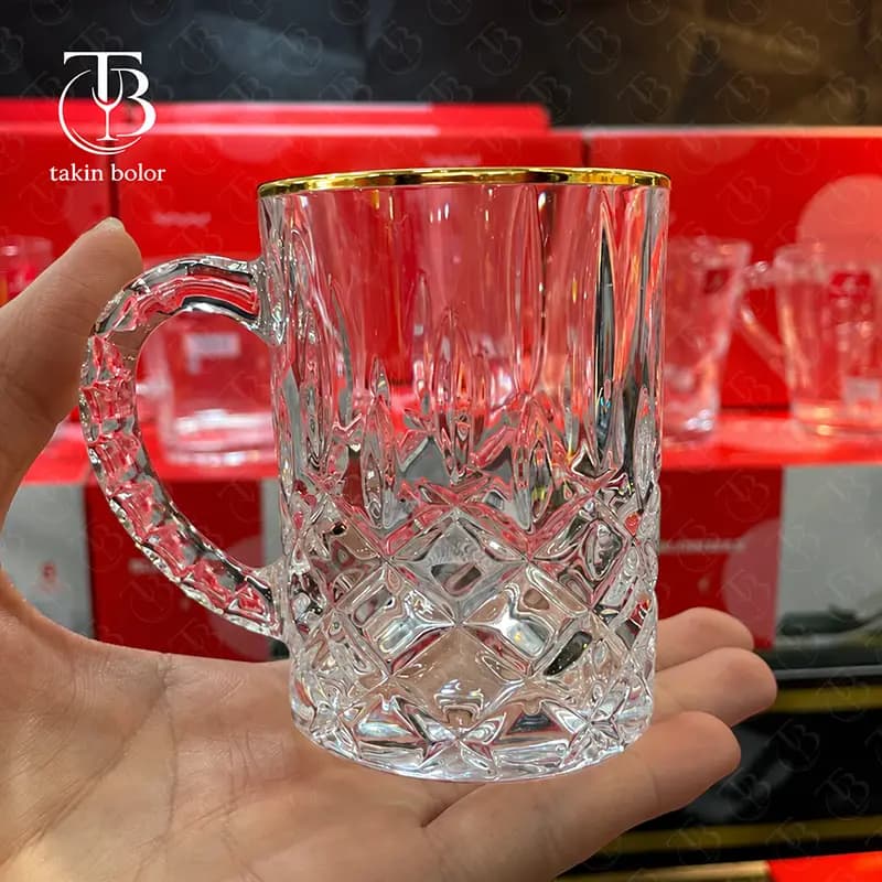 لیوان پوگین – مدل BJB503 – لب طلا — تصویر ۲