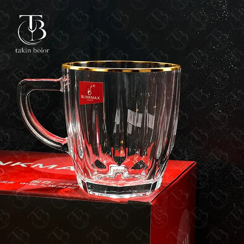 لیوان بلینک مکس – مدل KTZB71 – لب طلا — تصویر ۲