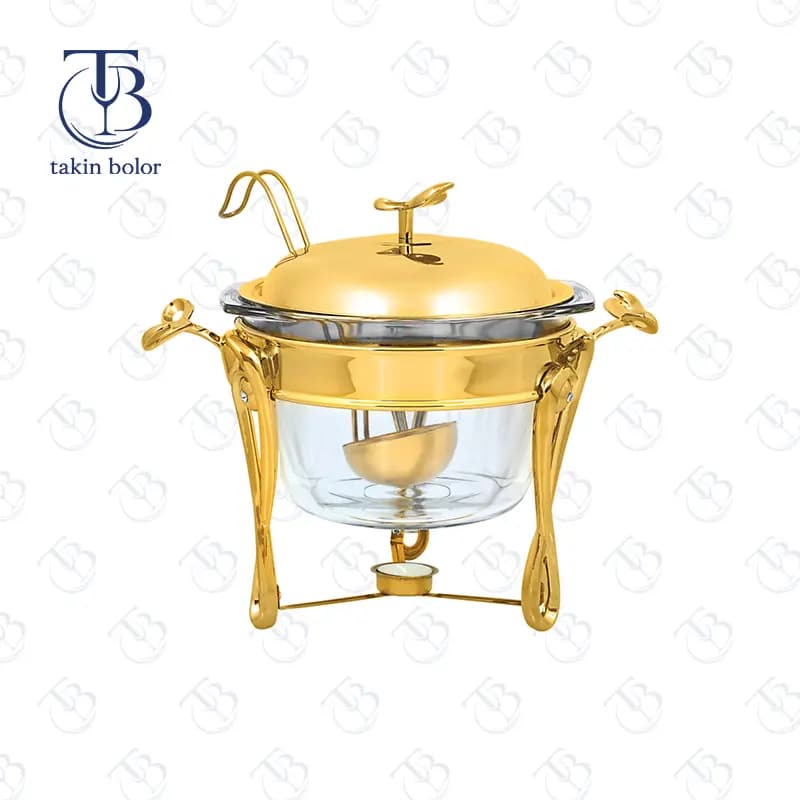 سوفله سوپ خوری پرتی – مدل ملودی – طلایی