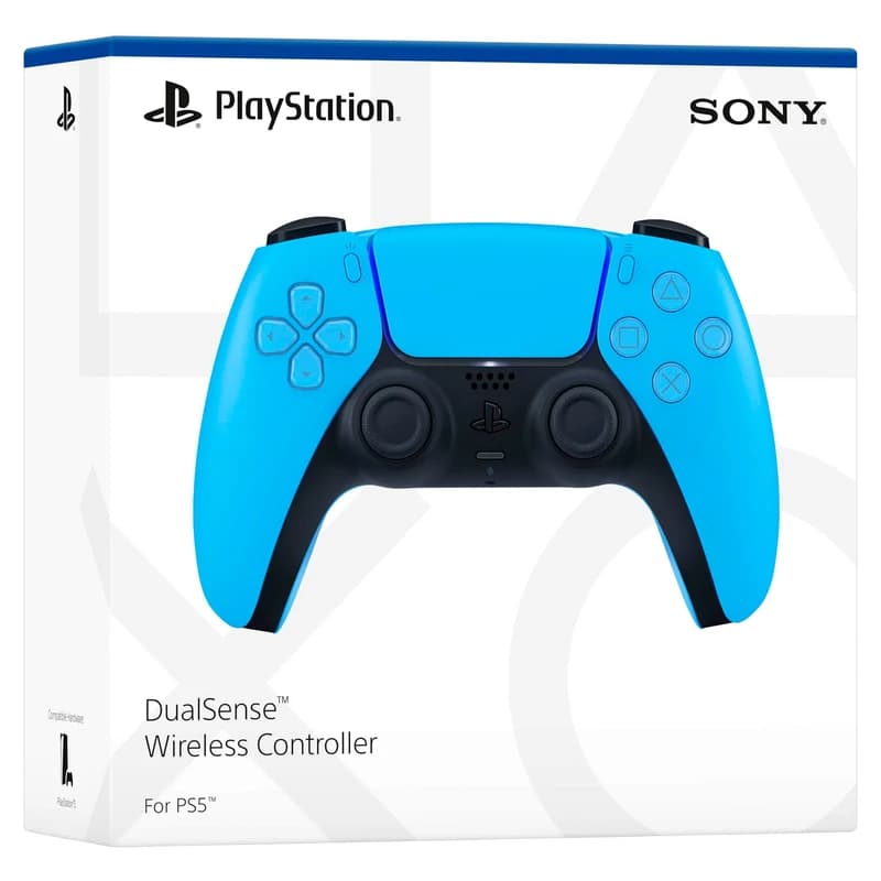 دسته PS5 آبی روشن — تصویر ۳