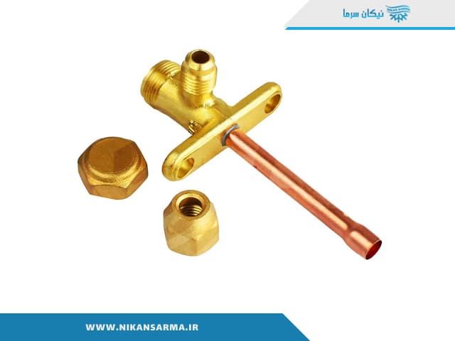 شیر سرویس (شیر تخلیه) سایز3/4 صاف