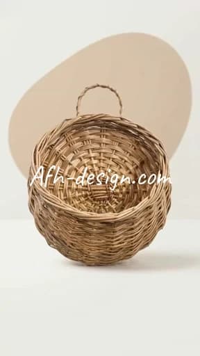 دیوارکوب و آویز حصیری لانه|دو عددی — تصویر ۳