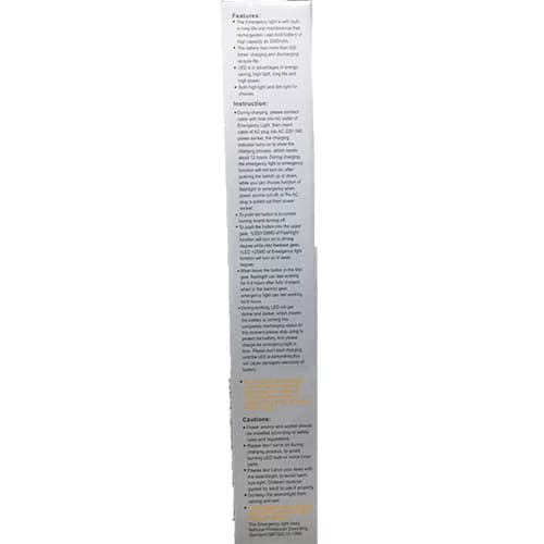 چراغ اضطراری شارژی LSJY مدل LJ-5811 — تصویر ۱۲