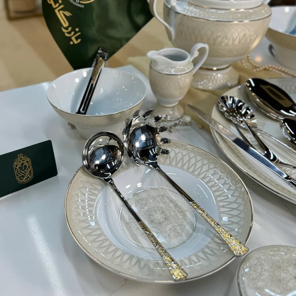 سرویس قاشق چنگال ۳۰نفره برگامو مدل ۲۸۸ — تصویر ۵
