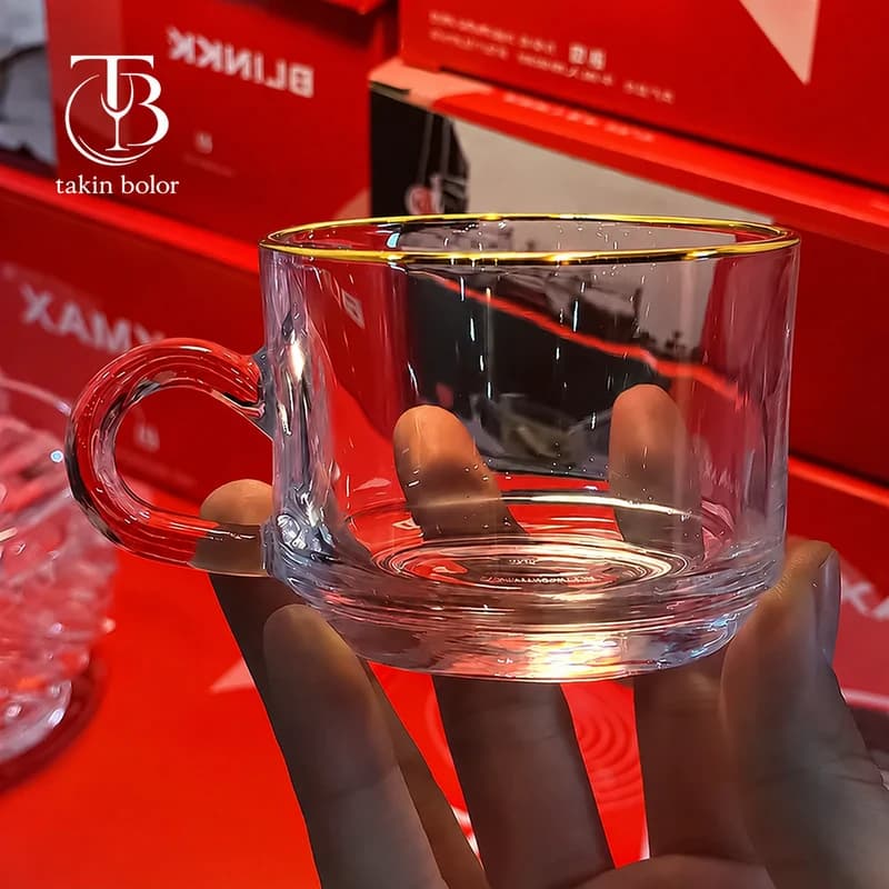 فنجان بلینک مکس – مدل KTZB58 – لب طلا — تصویر ۲