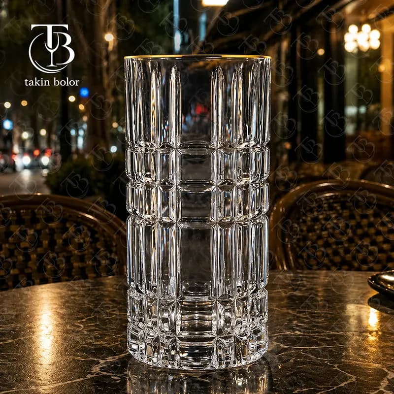 لیوان شربت خوری بلینک مکس – مدل KTY6231D – لب طلا