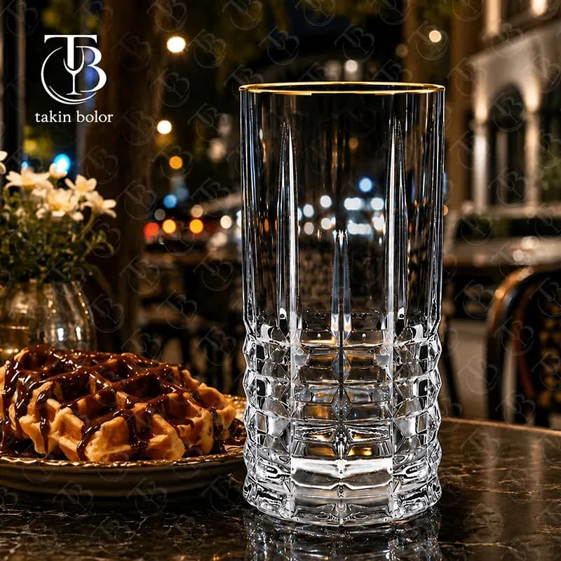 لیوان شربت خوری بلینک مکس – مدل KTY6231B – لب طلا