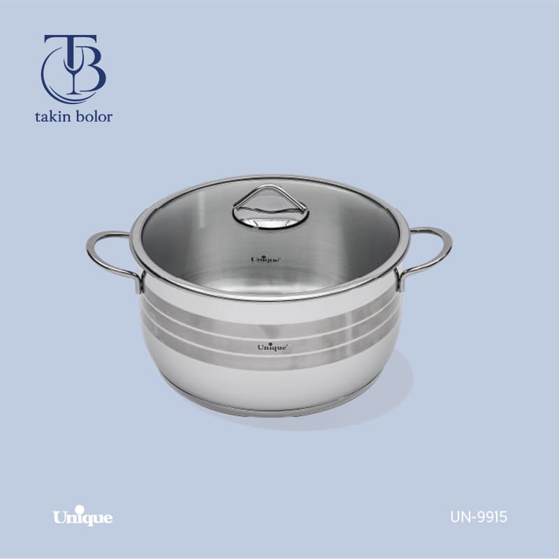 قابلمه تک یونیک سایز 28 – مدل 9915 – استیل ضدزنگ
