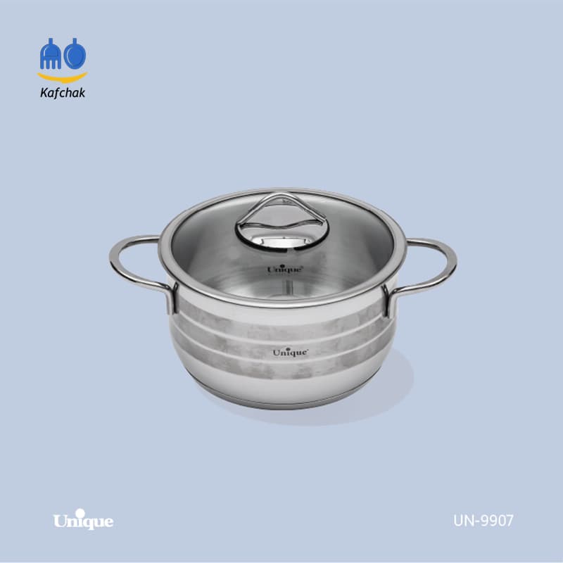 قابلمه تک یونیک سایز 20 – مدل 9907 – استیل ضدزنگ — تصویر ۳