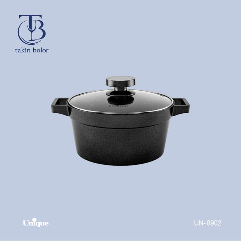 قابلمه تک یونیک سایز 16 – مدل 8902 – چدن گرانیتی