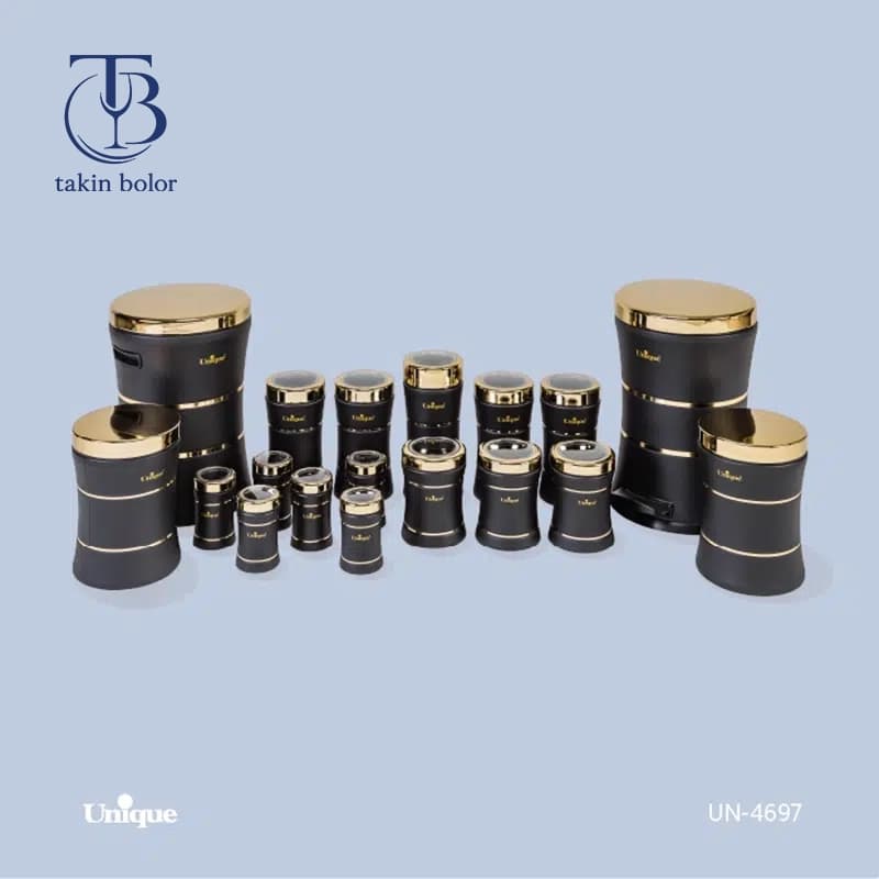 ست 18 پارچه سطل یونیک – مدل 4697 – تمام استیل