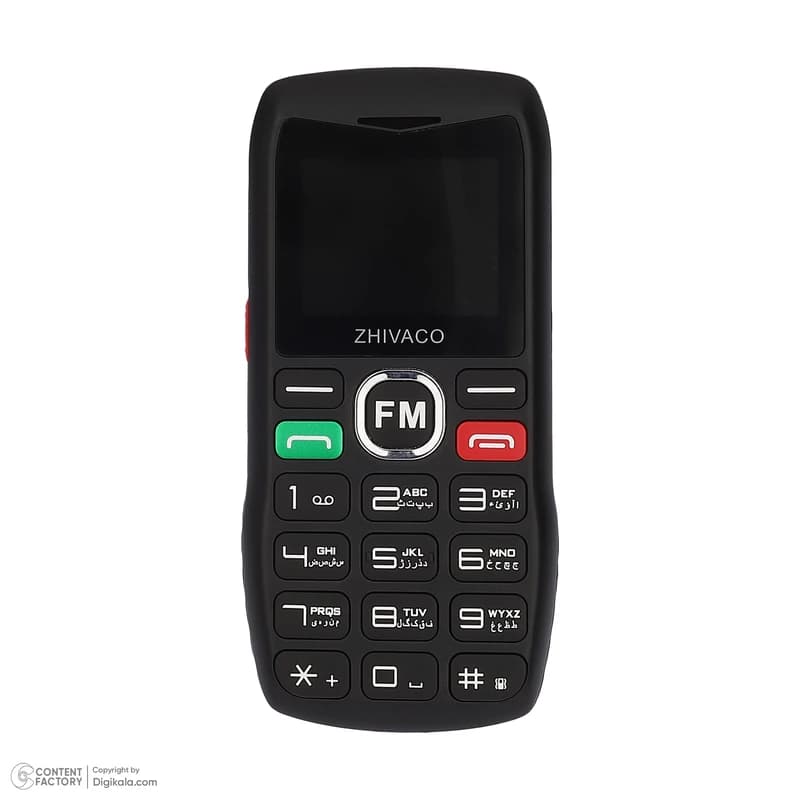 گوشی موبایل ساده دکمه ای ژیواکو F121 ریجستر شده دوسیمکارت — تصویر ۳