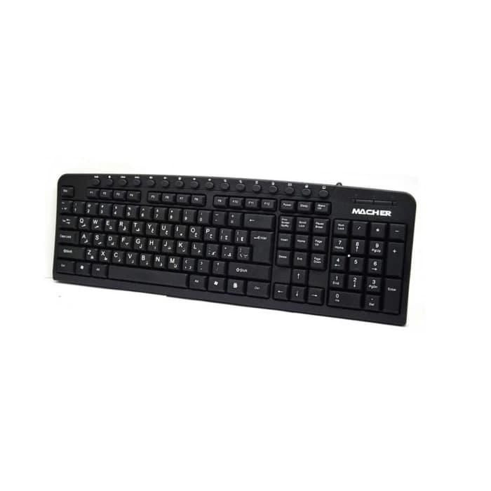 عنوان محصول: کیبورد باسیم مچر (Macher) مدل MR-308