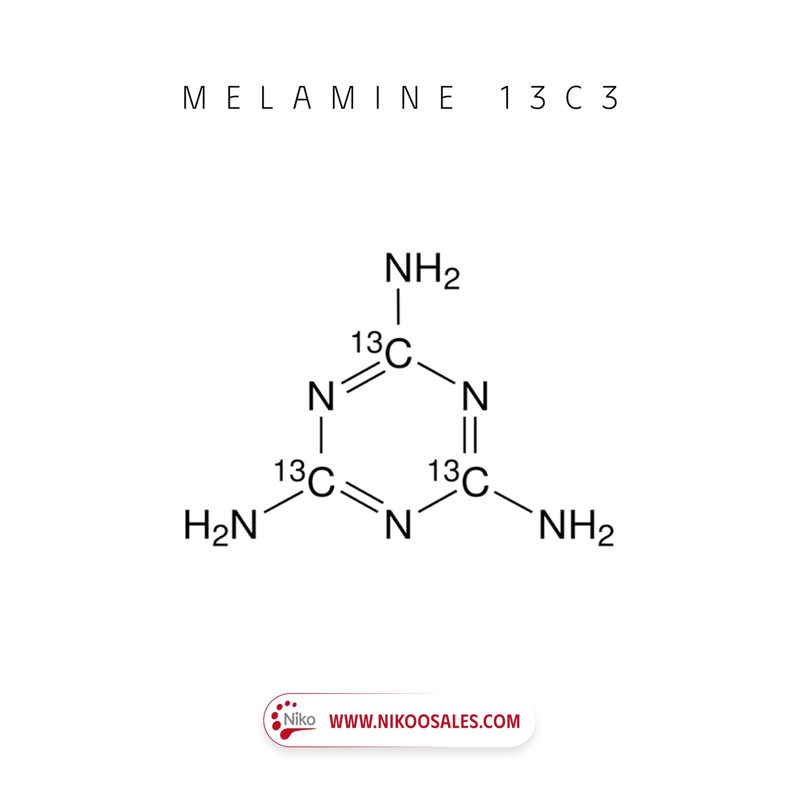 Melamine 13C3 — تصویر ۲