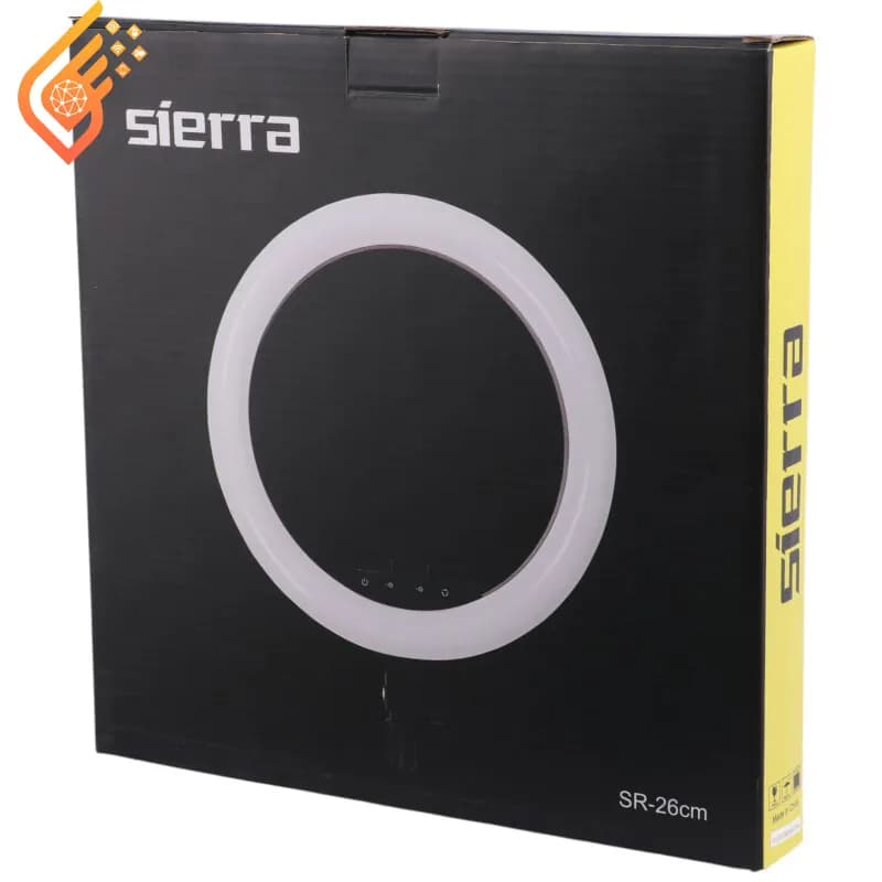 رینگ لایت پایه دار 10 اینچ سیرا SR-26cm — تصویر ۱۲