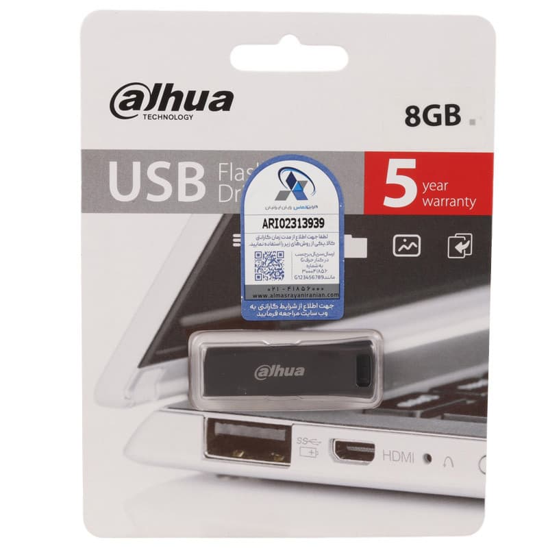 فلش 8 گیگ داهوا Dahua U156 USB2.0 — تصویر ۲