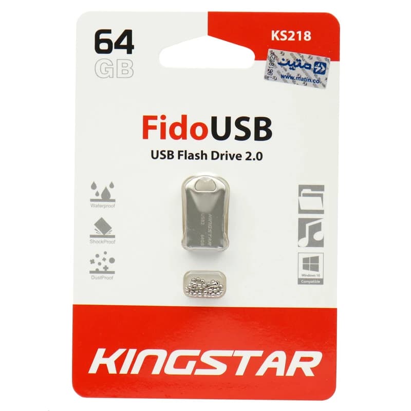 فلش 64 گیگ کینگ استار KingStar Fido KS218 — تصویر ۴