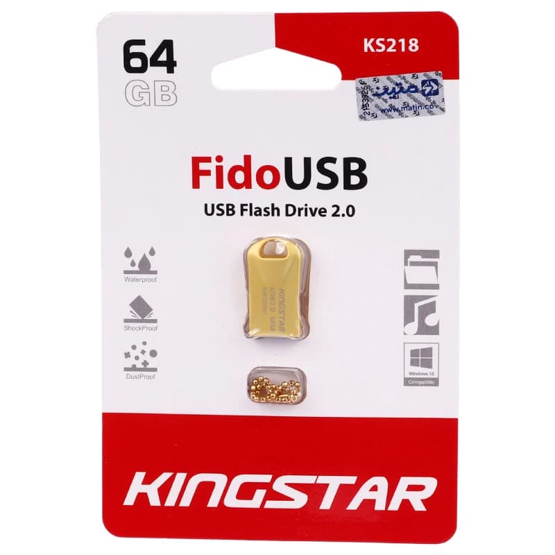 فلش 64 گیگ کینگ استار KingStar Fido KS218 — تصویر ۵