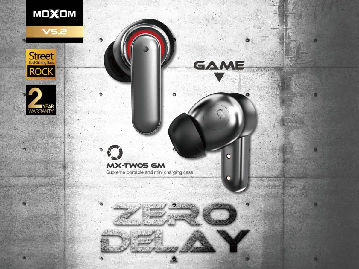 ایرپاد گیمینگ بدون تاخیر moxom mx-tw05 — تصویر ۳