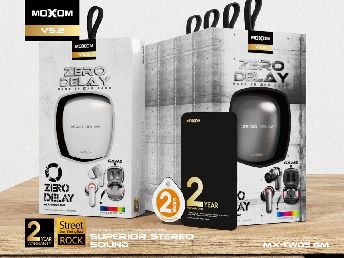 ایرپاد گیمینگ بدون تاخیر moxom mx-tw05 — تصویر ۲