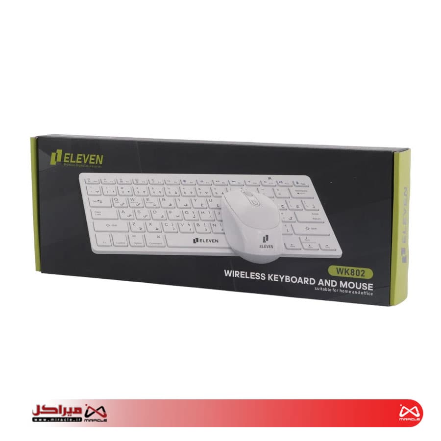 کیبورد و موس بی سیم ایلون WK802 — تصویر ۸