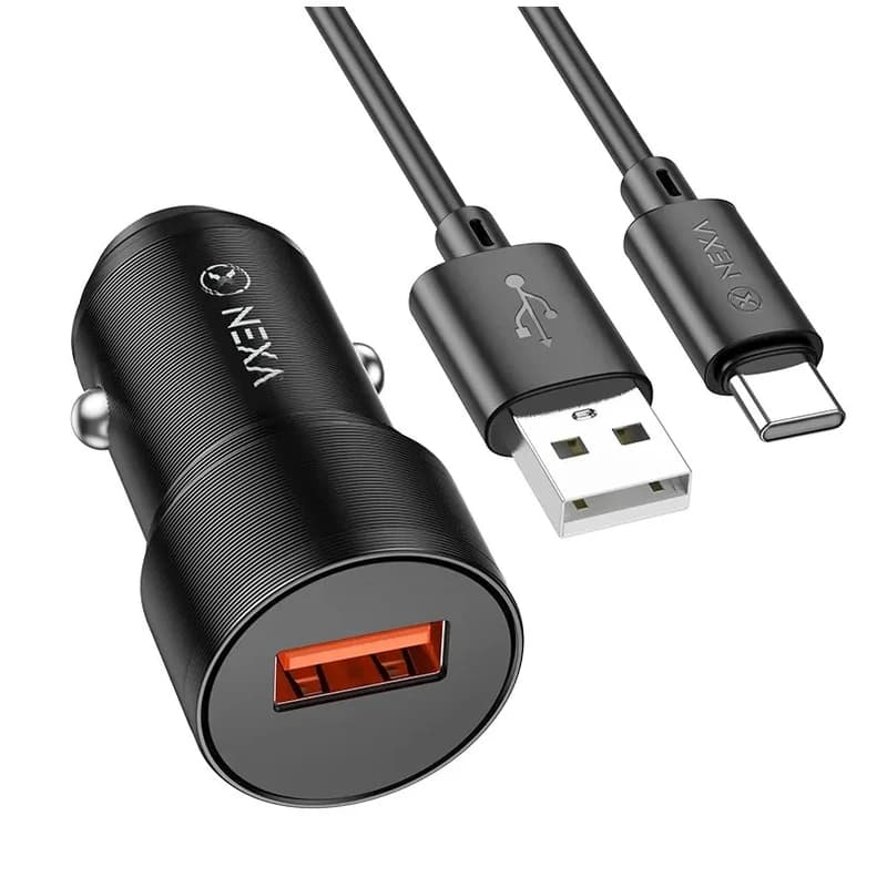 شارژر فندکی 18 وات نکسا مدل R18 به همراه کابل usb-c