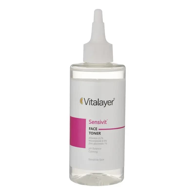 تونر پاک کننده صورت ویتالیر مدل Sensivit مناسب پوست حساس حجم 200 میلی لیتر