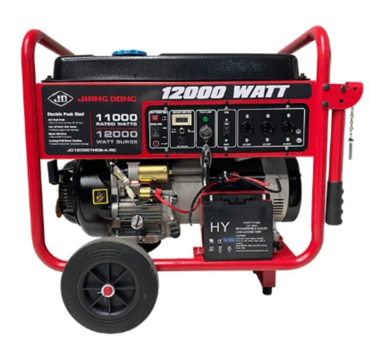 موتور برق جیانگ دانگ 12کیلووات بنزینی اتوماتیک ریموت تک فاز مدل JD12000THEB-A-RC