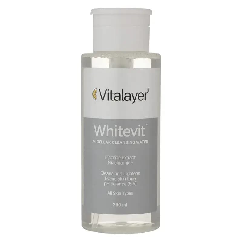 میسلار واتر ویتالیر مدل Whitevit حجم 250 میلی لیتر