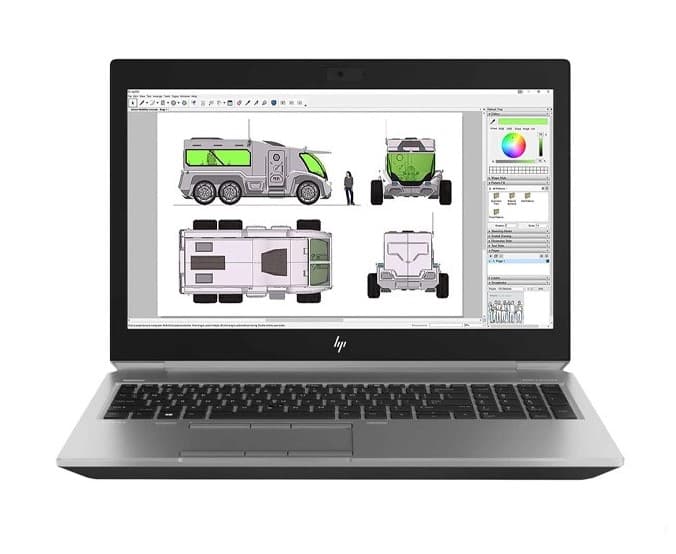 لپ تاپ استوک 15.6 ایچی اچ پی مدل Hp ZBook 15 G6 i7 9850H 16GB DDR4 512GB SSD 4GB Nvidia Quadro T2000